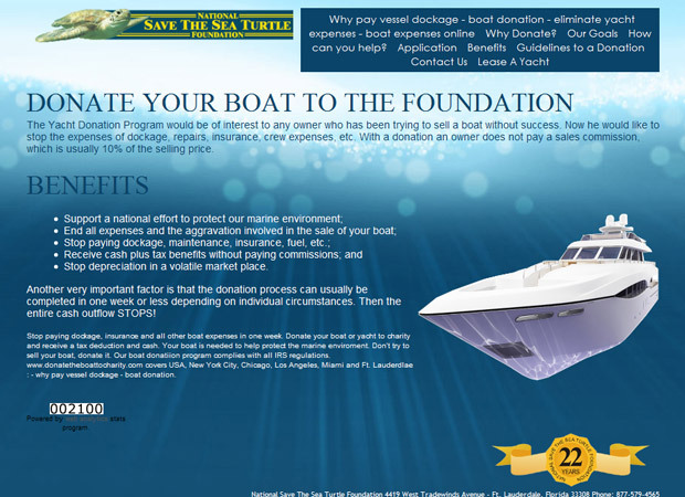 Donate the boat to charity
