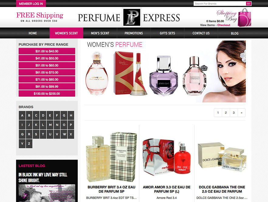 Page 2 - Free and customizable perfume templates